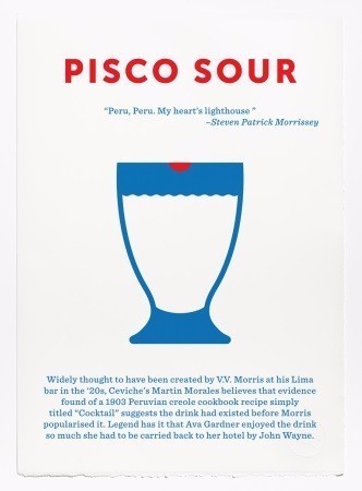 LIMITED	EDITION	PISCO SOUR SCREEN PRINT
